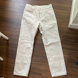 COS White Straight-Leg Jeans